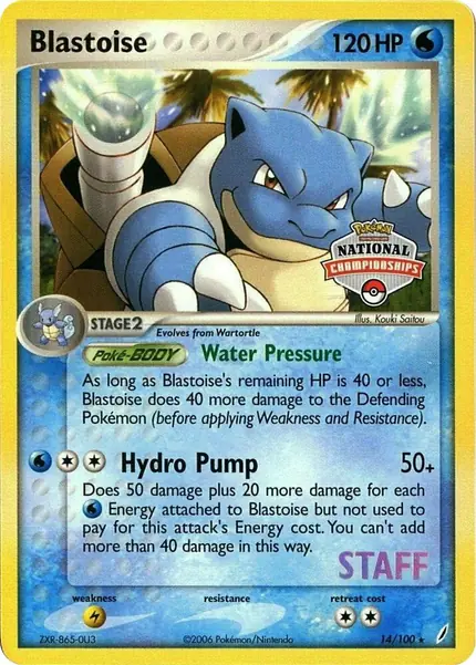 Blastoise - (National Championships) [Staff]