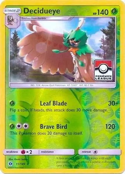 Decidueye - 11/149 (Pokemon League)