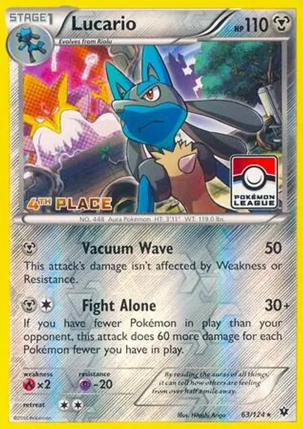 Lucario - (Pokemon League) [4th Place]