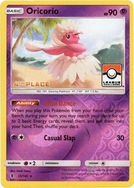 Oricorio - /145 (League Challenge) [4th Place]