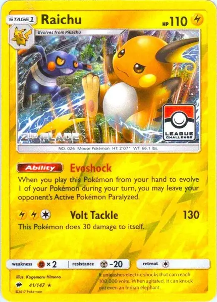 Raichu - (League Challenge) [2nd Place]