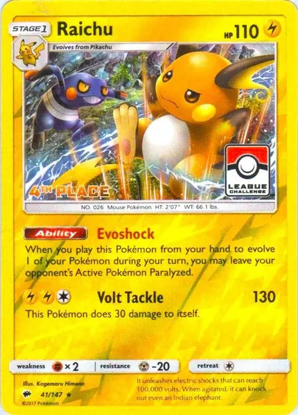 Raichu - (League Challenge) [4th Place]