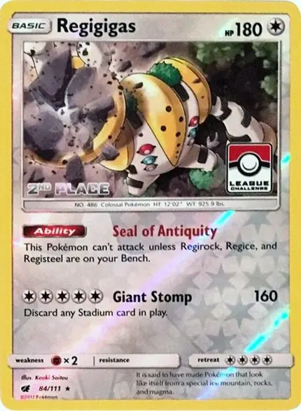 Regigigas - (League Challenge) [2nd Place]