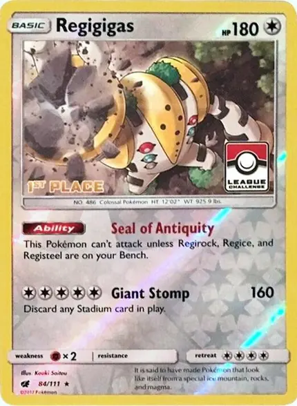 Regigigas - (League Challenge) [1st Place]