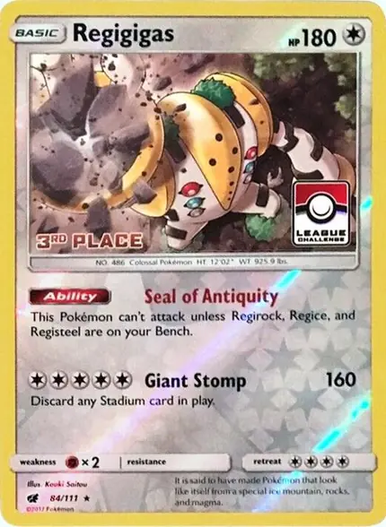 Regigigas - (League Challenge) [3rd Place]