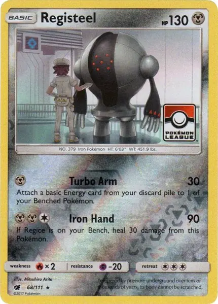 Registeel - 68/111 (Pokemon League)
