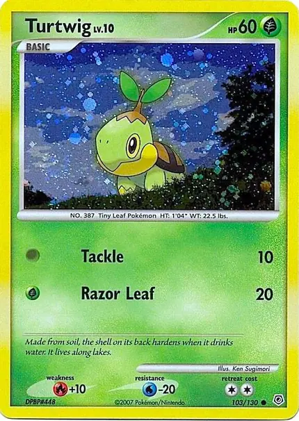 Turtwig - (Cosmos Holofoil)