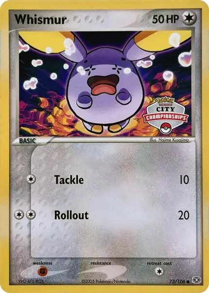 Whismur - (City Championships)