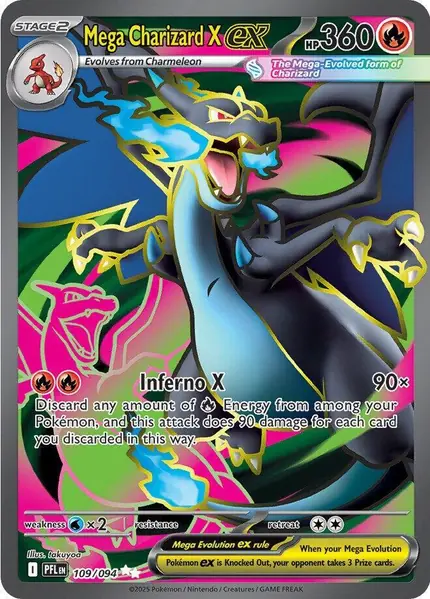 Mega Charizard X ex - 109/094