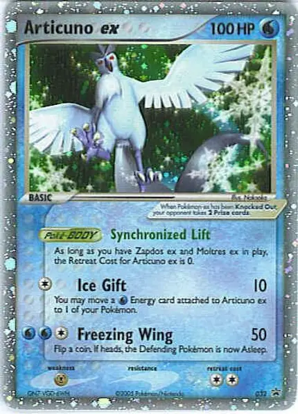 Articuno ex - (EX Collector's Window Tins)