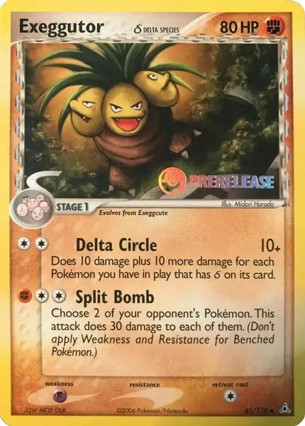 Exeggutor (Delta Species) - (Prerelease)