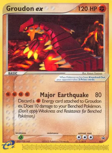 Groudon ex - (Nintendo Power Magazine)