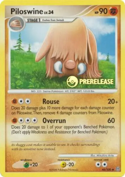 Piloswine - (Prerelease)