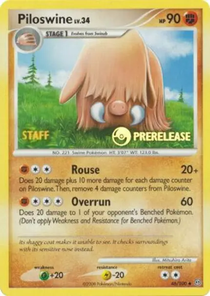 Piloswine - (Prerelease) [Staff]