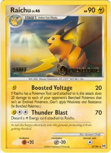 Raichu - (Prerelease) [Staff]