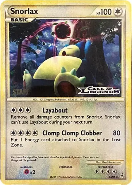 Snorlax - (Prerelease) [Staff]