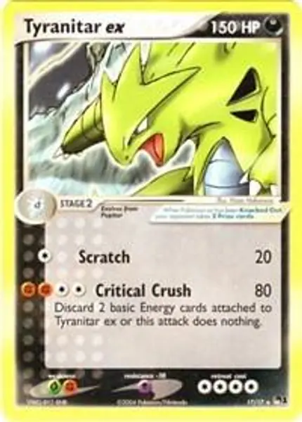Tyranitar ex (Non-Holo)