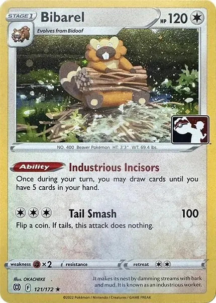 Bibarel - 121/172 (Cosmos Holo)