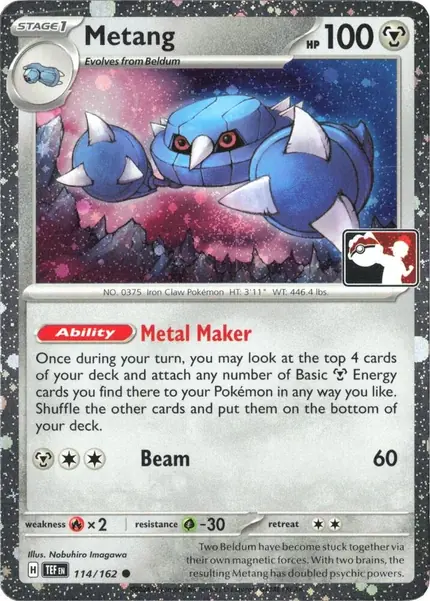 Metang - 114/162 (Cosmos Holo)
