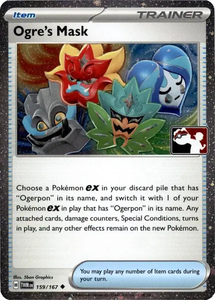 Ogre's Mask - 159/167 (Cosmos Holo)