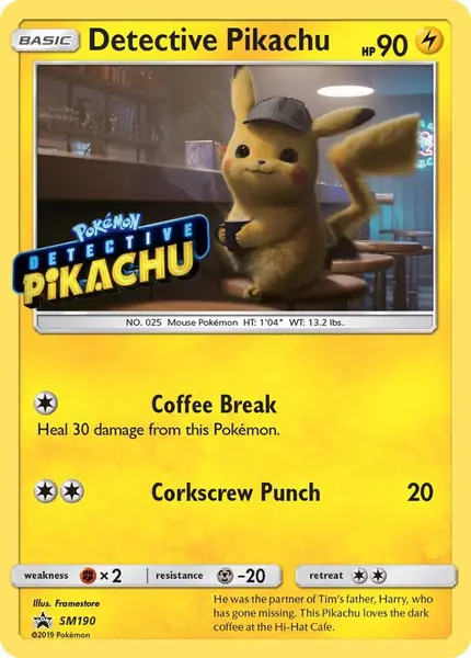 Detective Pikachu - (Stamped)