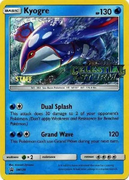 Kyogre - (Prerelease) [Staff]