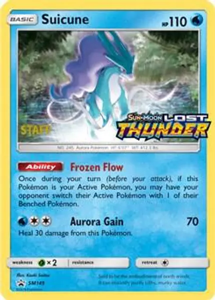 Suicune - (Prerelease) [Staff]