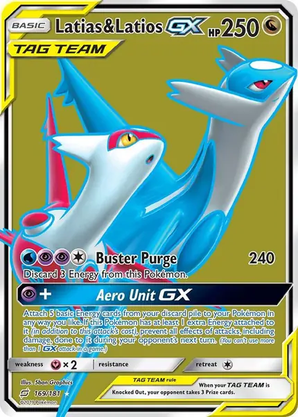 Latias & Latios GX (Full Art)
