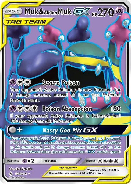 Muk & Alolan Muk GX (Full Art)