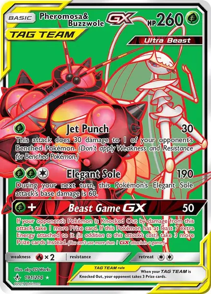 Pheromosa & Buzzwole GX (Full Art)