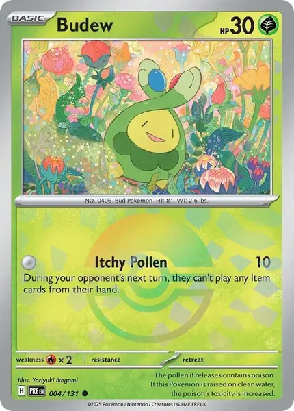 Budew (Poke Ball Pattern)