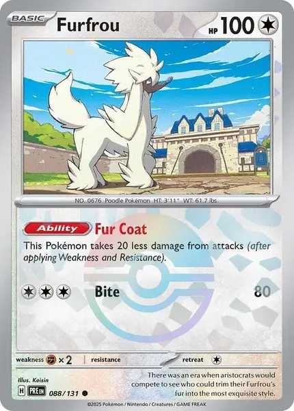 Furfrou (Poke Ball Pattern)