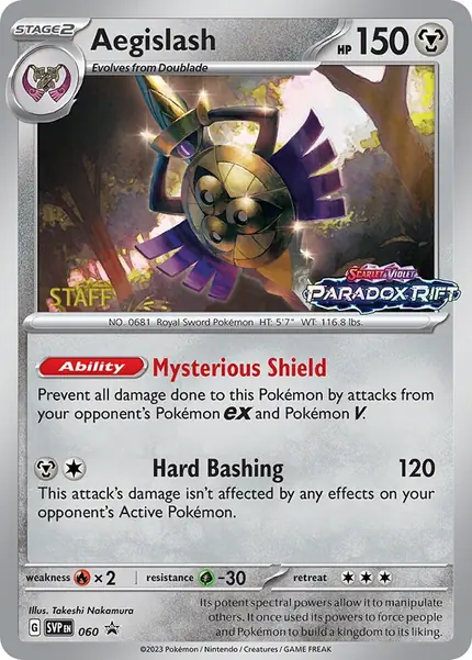 Aegislash - (Prerelease) [Staff]