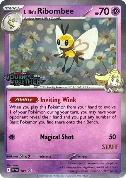 Lillie's Ribombee - (Staff)