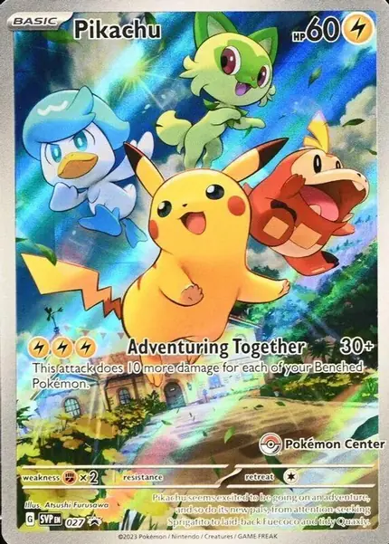 Pikachu - (Pokemon Center Exclusive)