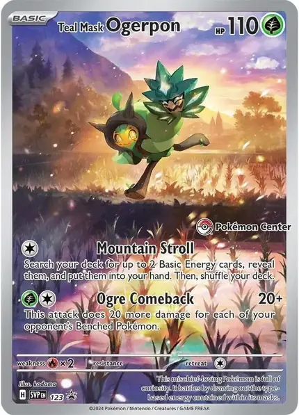 Teal Mask Ogerpon - (Pokemon Center Exclusive)