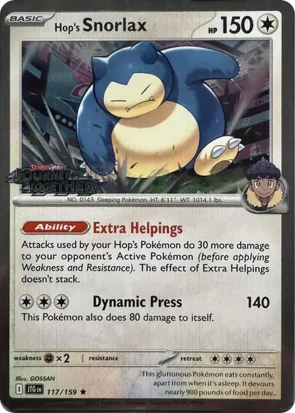 Hop's Snorlax - (Cosmos Holo)