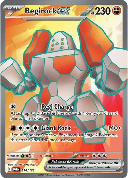 Regirock ex - 214/182