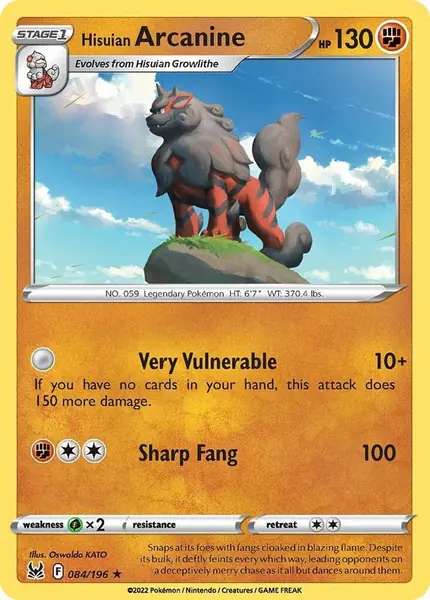 Hisuian Arcanine