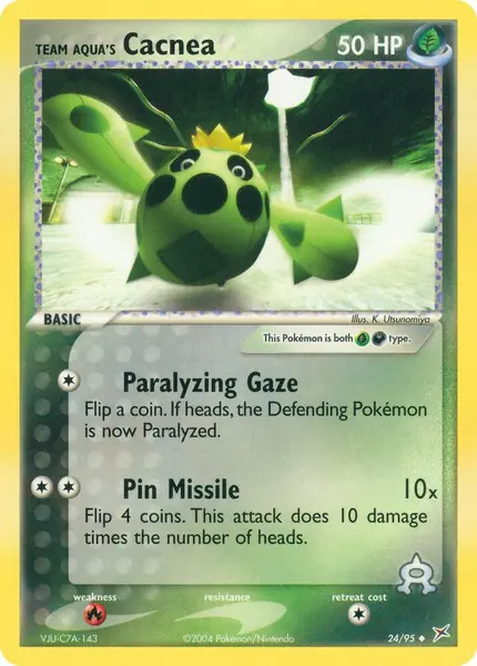 Team Aqua's Cacnea