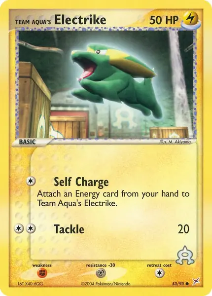 Team Aqua's Electrike - 53/95