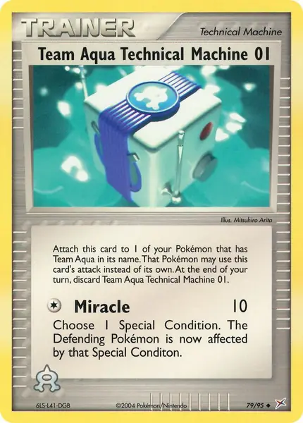 Team Aqua Technical Machine 01