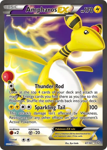 Ampharos EX ( Full Art)