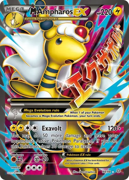 M Ampharos EX ( Full Art)