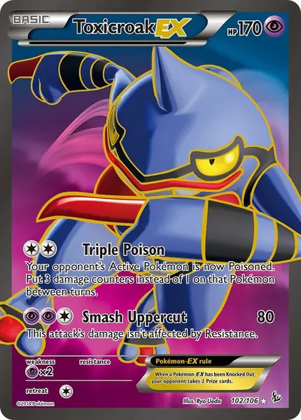 Toxicroak EX ( Full Art)