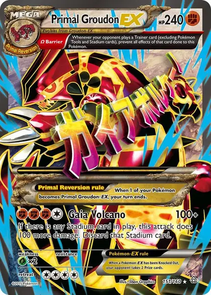 Primal Groudon EX (Omega - Full Art)