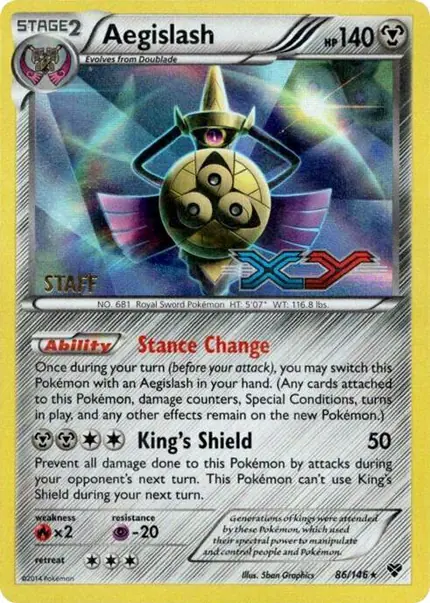 Aegislash - (Prerelease) [Staff]