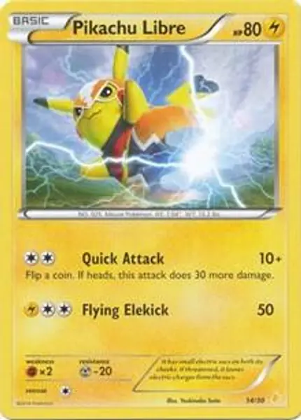 Pikachu Libre ( - Non-Holo)