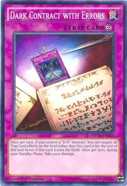 Dark Contract with Errors