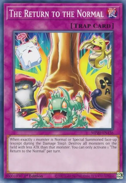 The Return to the Normal